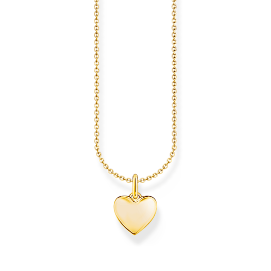Thomas Sabo Gold Plated Sterling Silver Heart Necklace