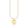 Thomas Sabo Gold Plated Sterling Silver Heart Necklace