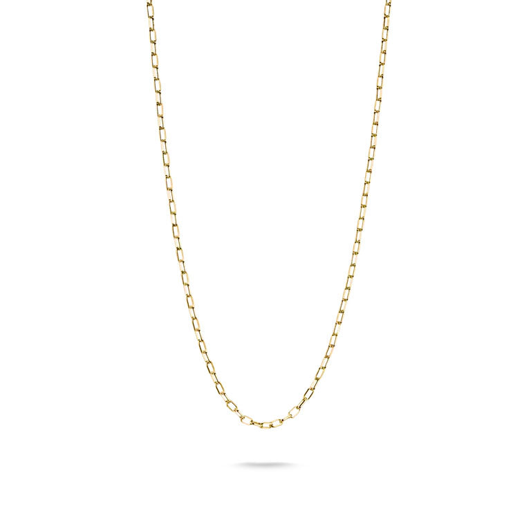 Thomas Sabo Gold Plated Sterling Silver Paper Clip Chain Necklace