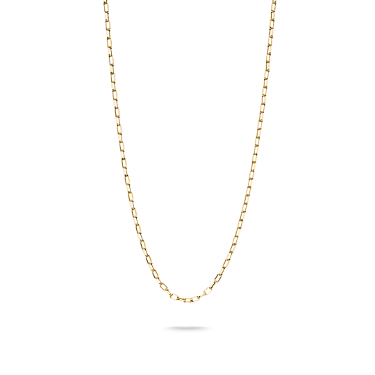 Thomas Sabo Gold Plated Sterling Silver Paper Clip Chain Necklace
