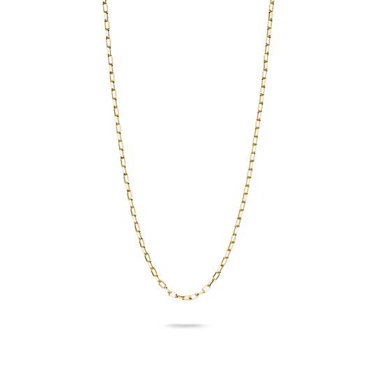 Thomas Sabo Gold Plated Sterling Silver Paper Clip Chain Necklace