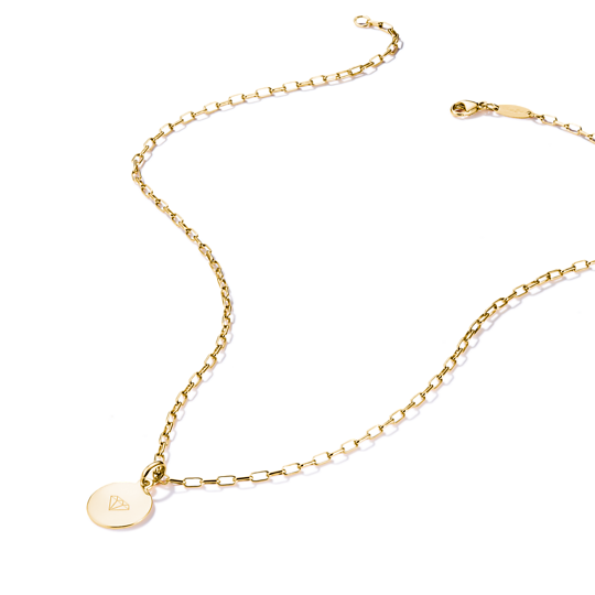 Thomas Sabo Gold Plated Sterling Silver Paper Clip Chain Necklace