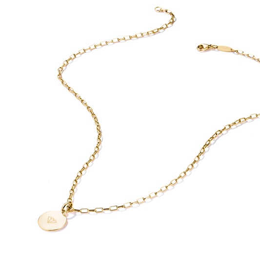 Thomas Sabo Gold Plated Sterling Silver Paper Clip Chain Necklace