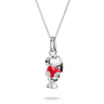 Thomas Sabo Sterling Silver Snoopy with Heart Necklace