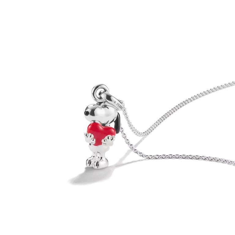 Thomas Sabo Sterling Silver Snoopy with Heart Necklace