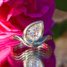9ct Yellow Gold 1.04ct Pear Cut Lab Diamond Ring