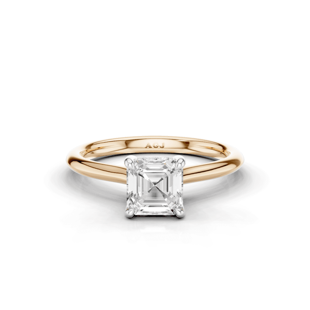 18ct White and Rose Gold