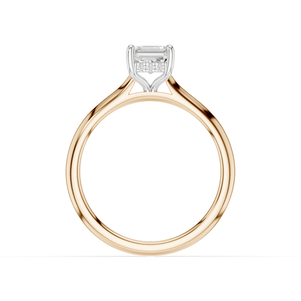 18ct White and Rose Gold