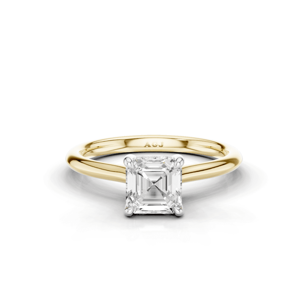 18ct White and Yellow Gold