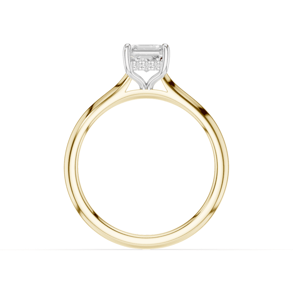 18ct White and Yellow Gold