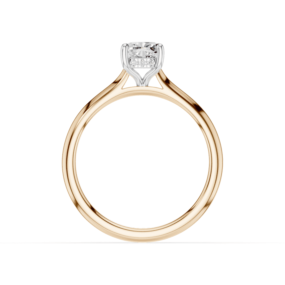 18ct White and Rose Gold