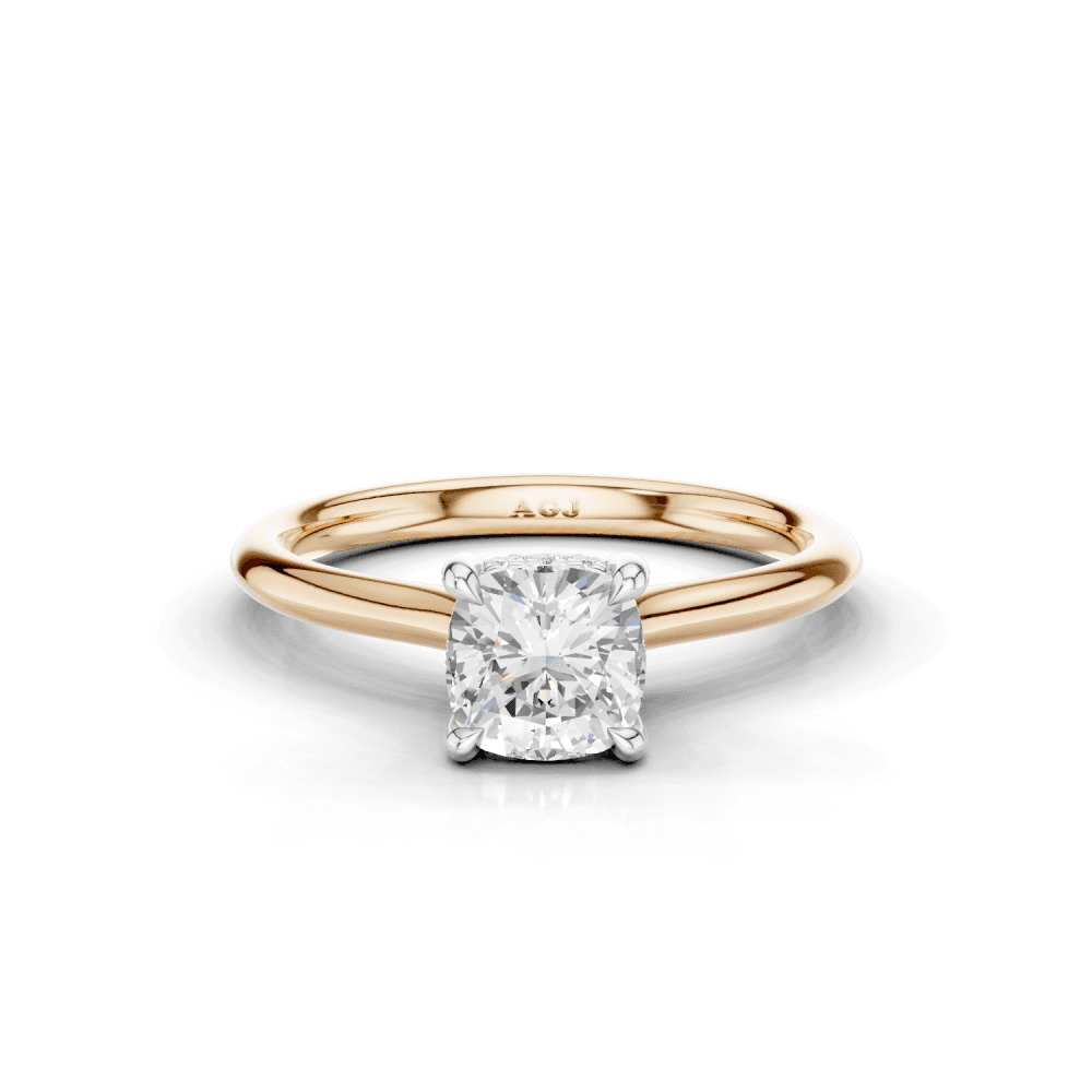 18ct White and Rose Gold
