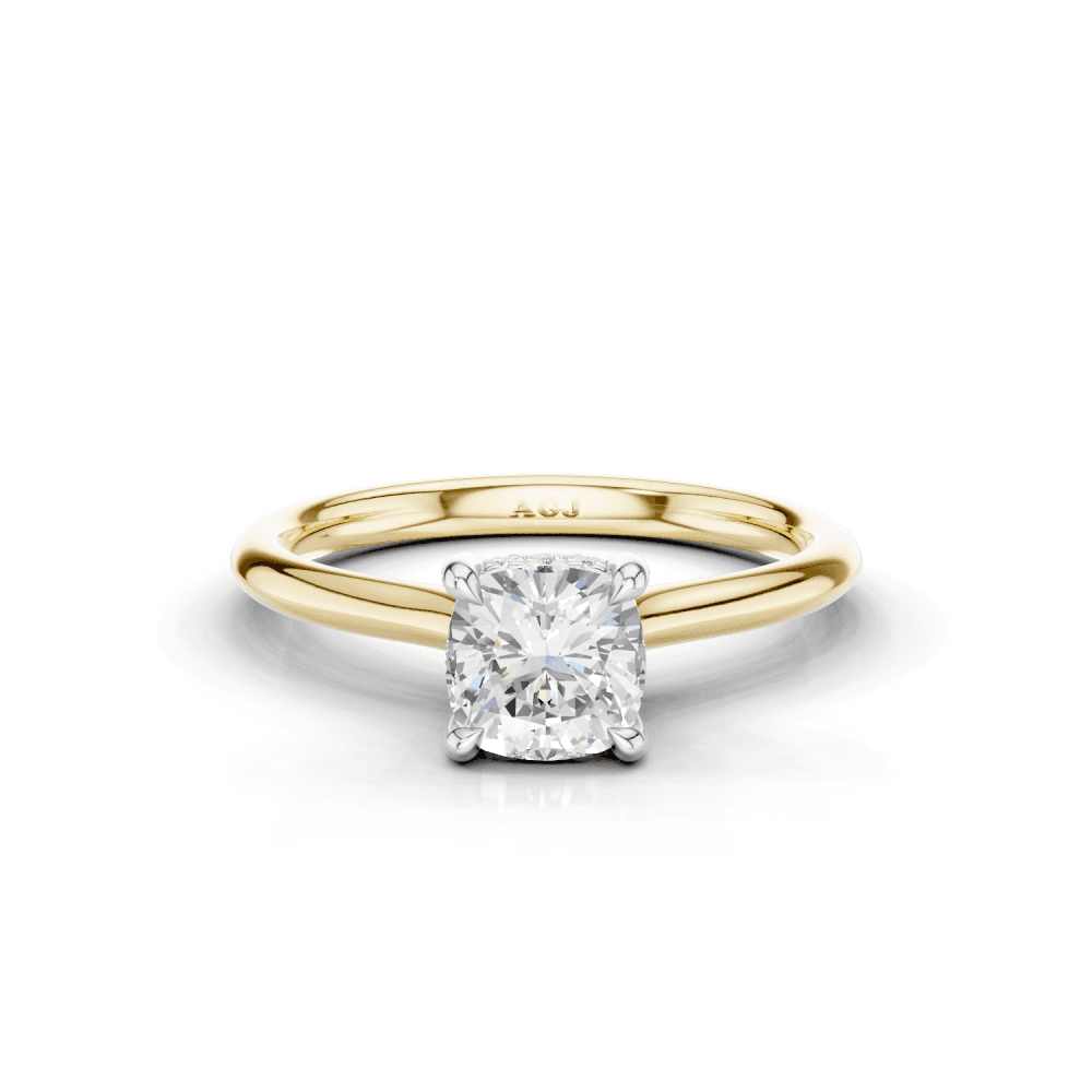 18ct White and Yellow Gold