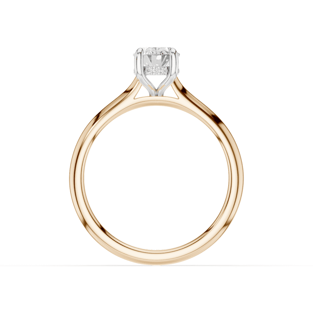 18ct White and Rose Gold