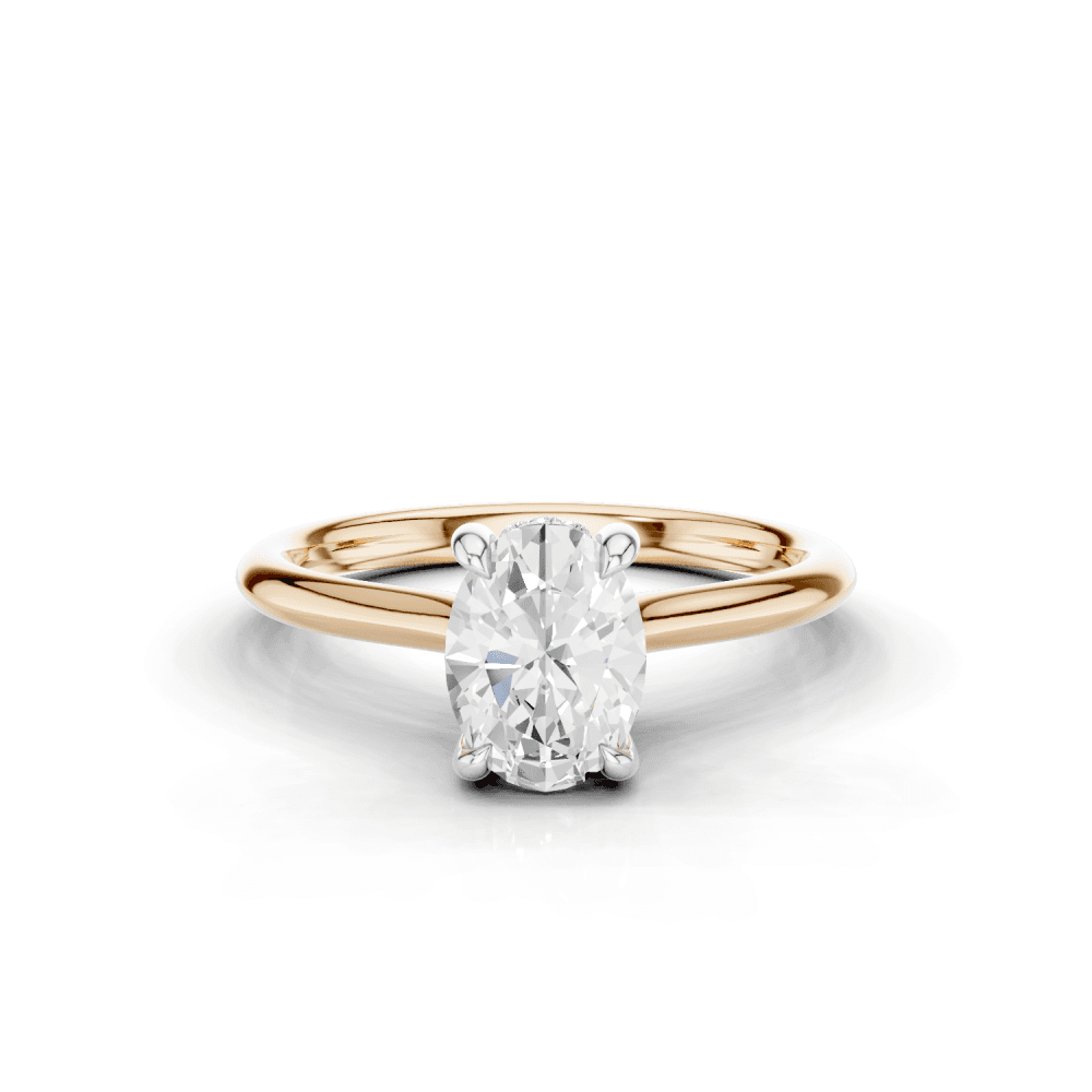18ct White and Rose Gold