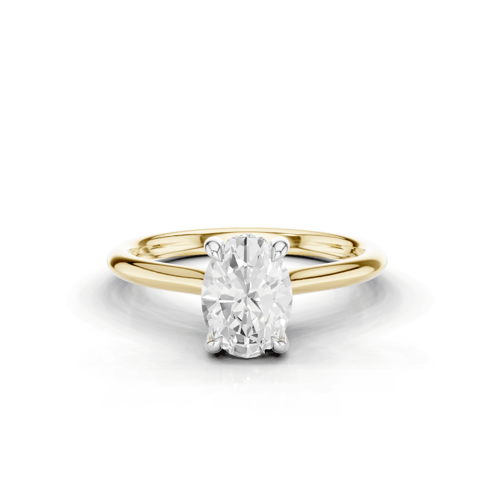 18ct White and Yellow Gold