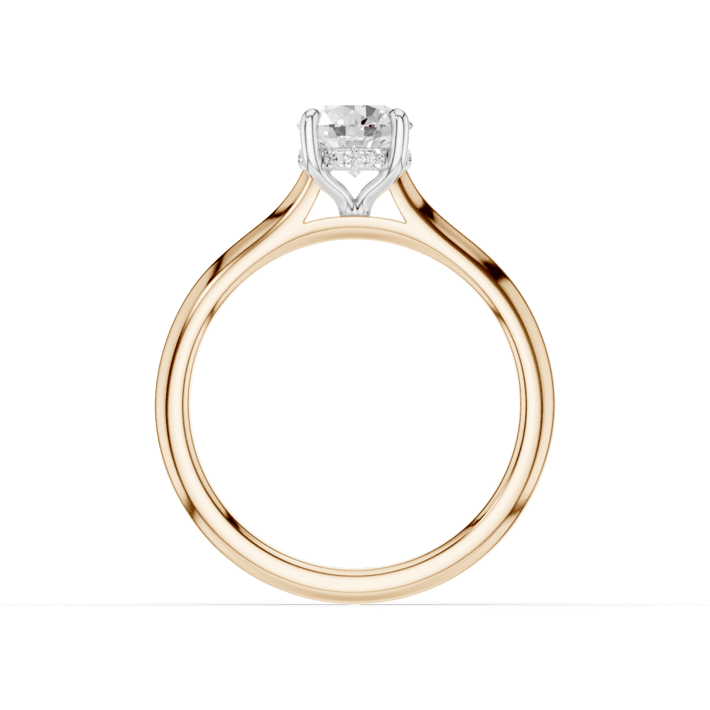 18ct White and Rose Gold