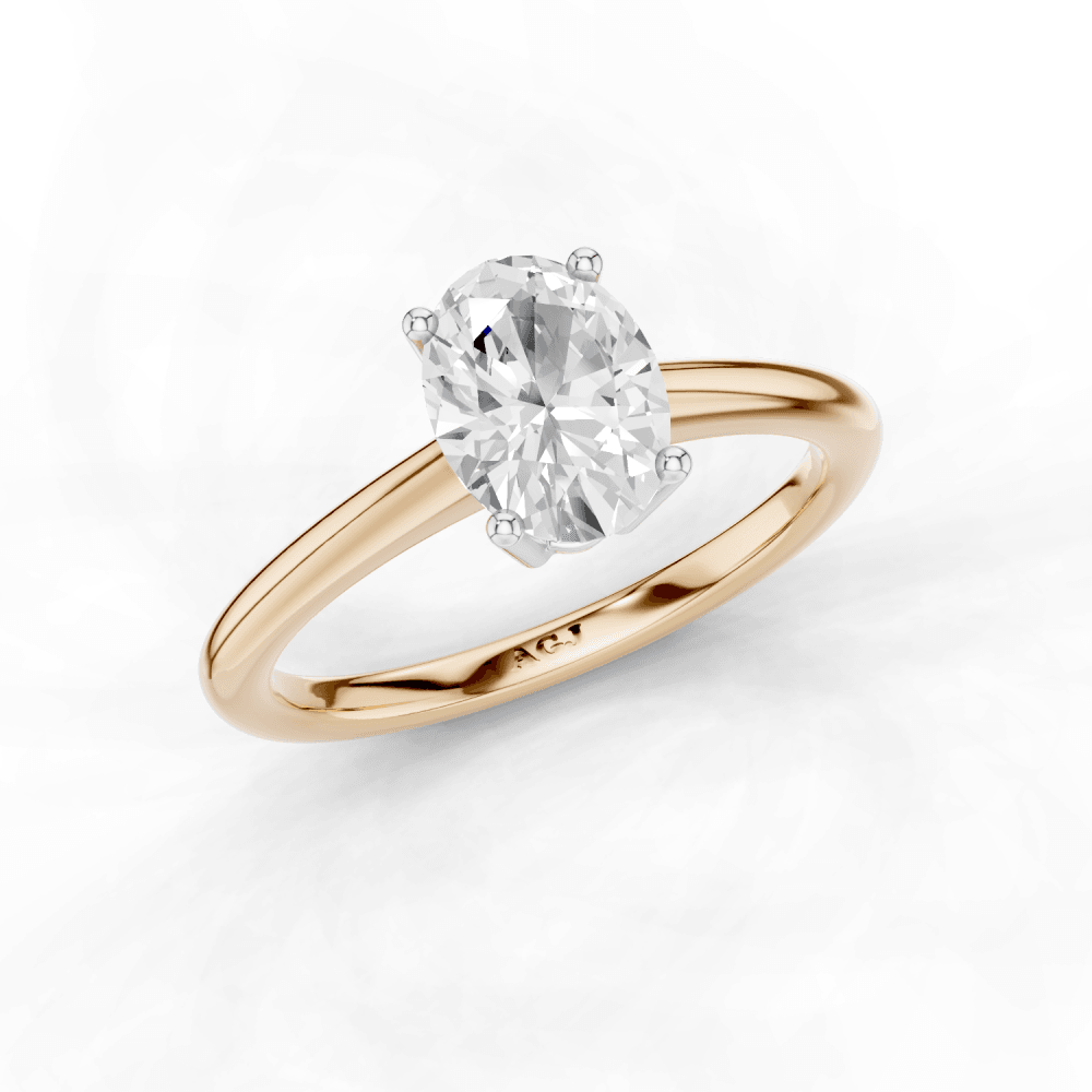 18ct White and Rose Gold