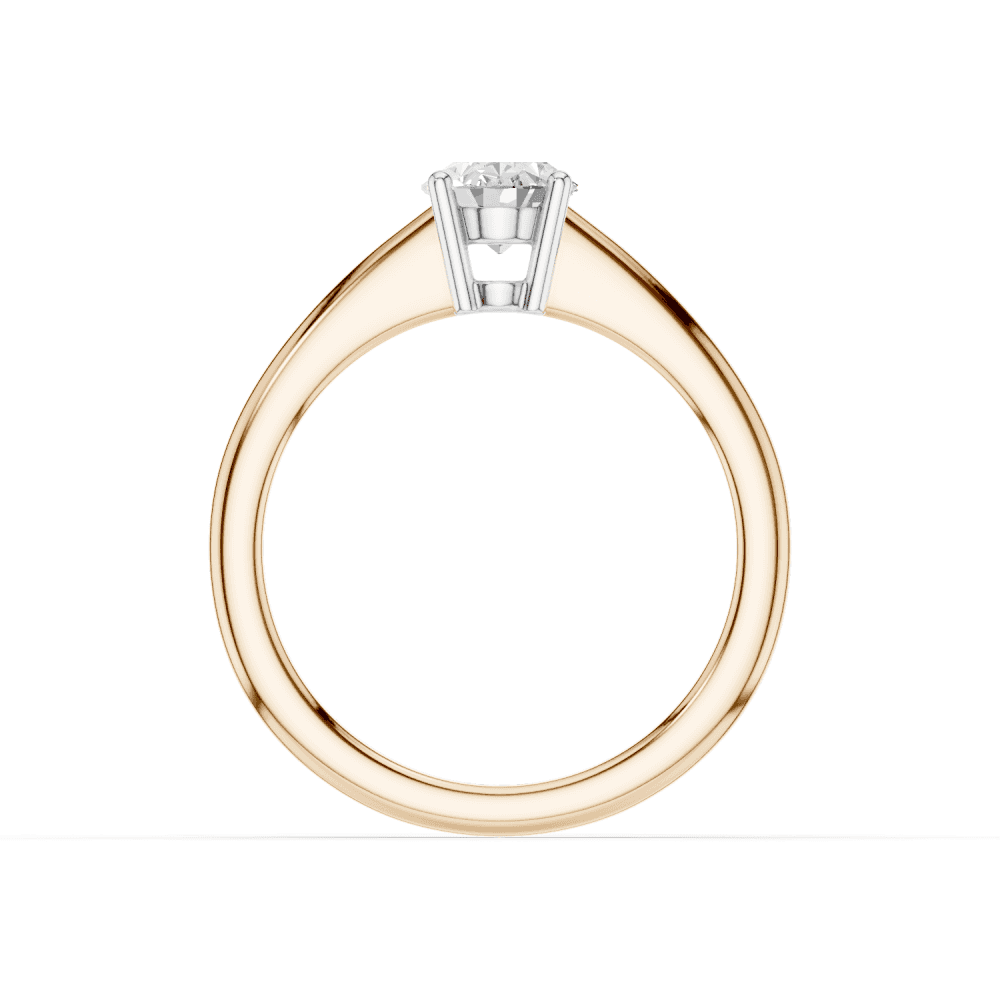18ct White and Rose Gold