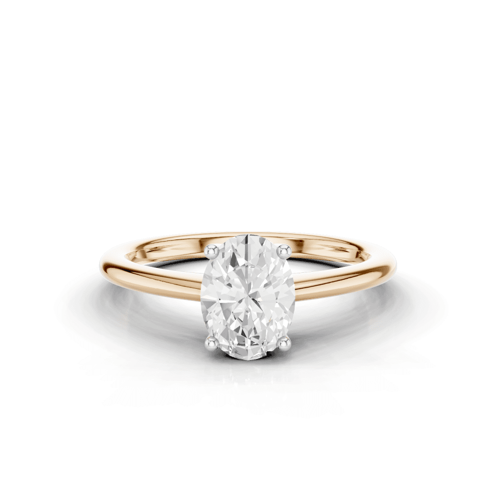 18ct White and Rose Gold
