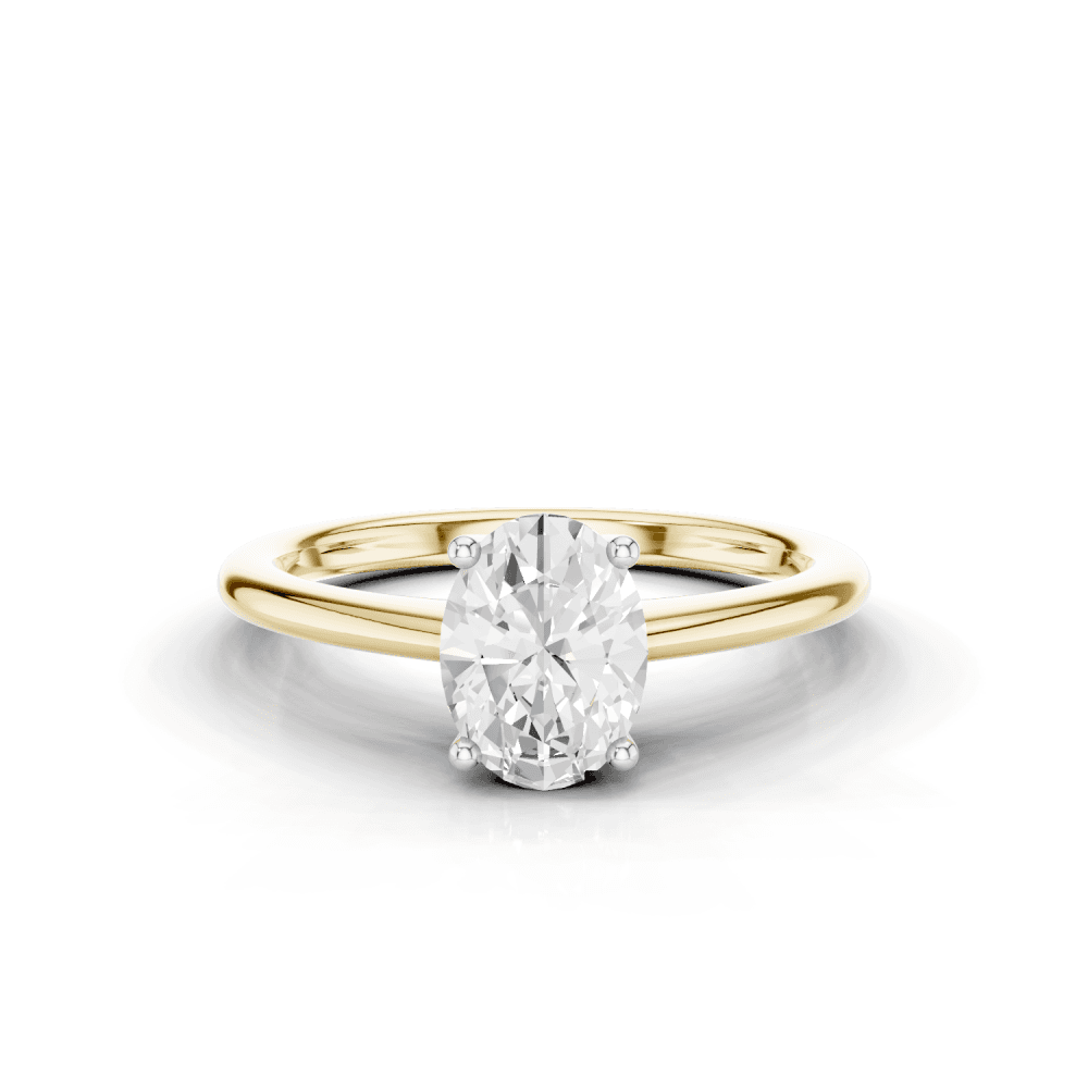 18ct White and Yellow Gold