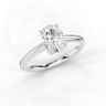 Lupin Oval Cut Diamond Solitaire Ring