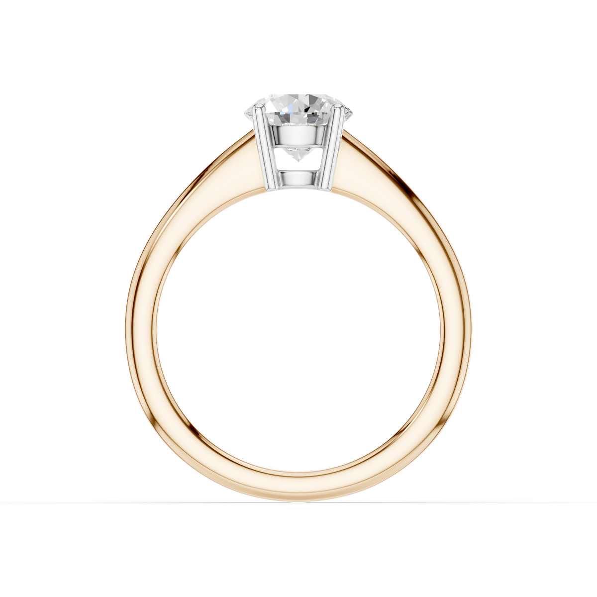 18ct White and Rose Gold