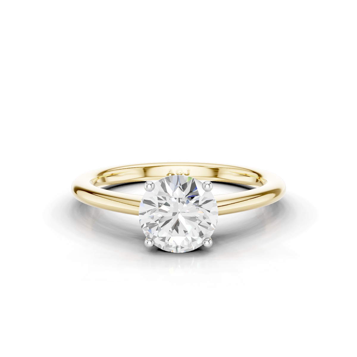 18ct White and Yellow Gold