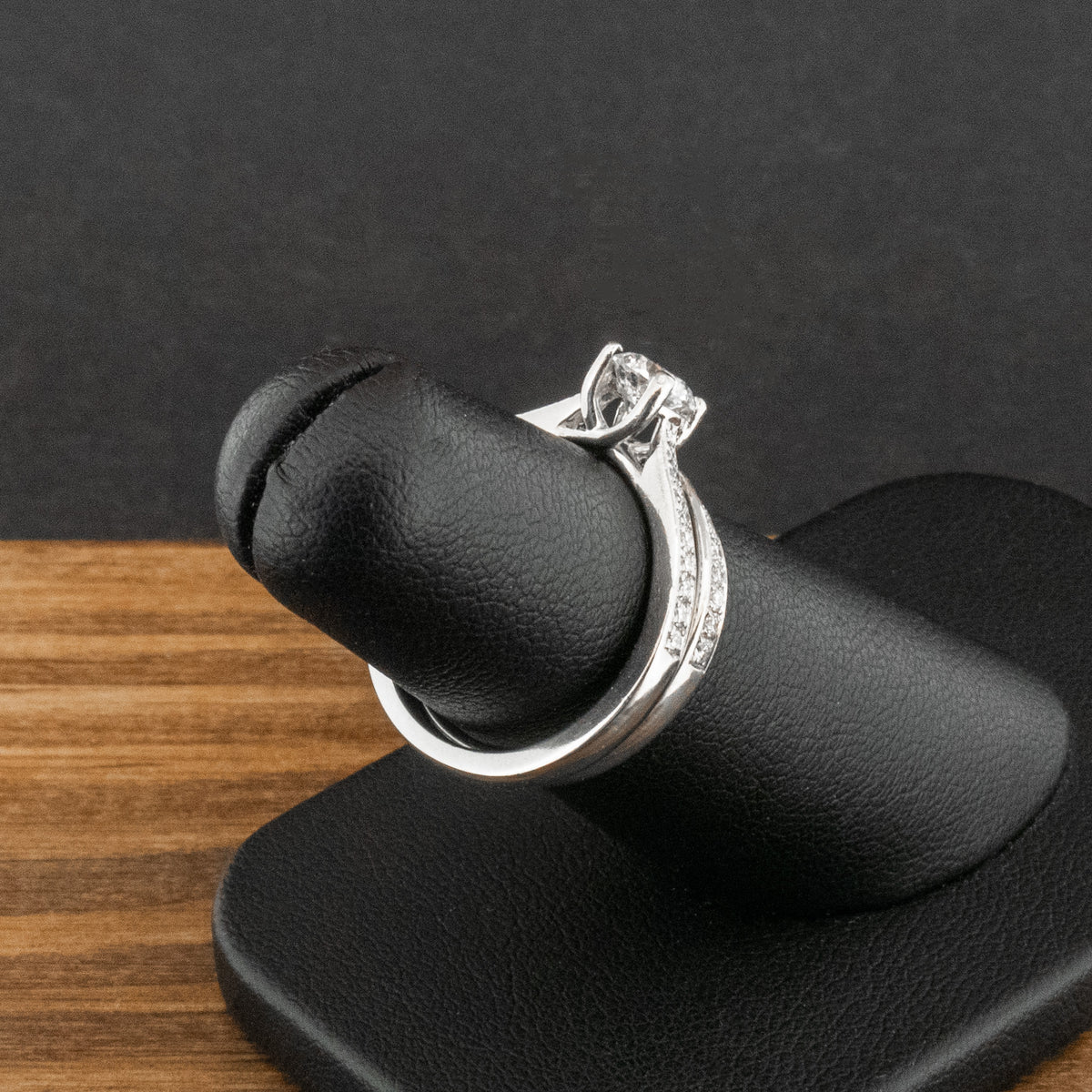 Platinum 0.65ct Diamond Engagement and Wedding Ring Set Size K 8g