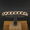 9ct Yellow Gold 8.5 Inch Heavy Curb Chain Bracelet 23g