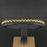9ct Yellow Gold 8 Inch Brick Link Bracelet 12.6g