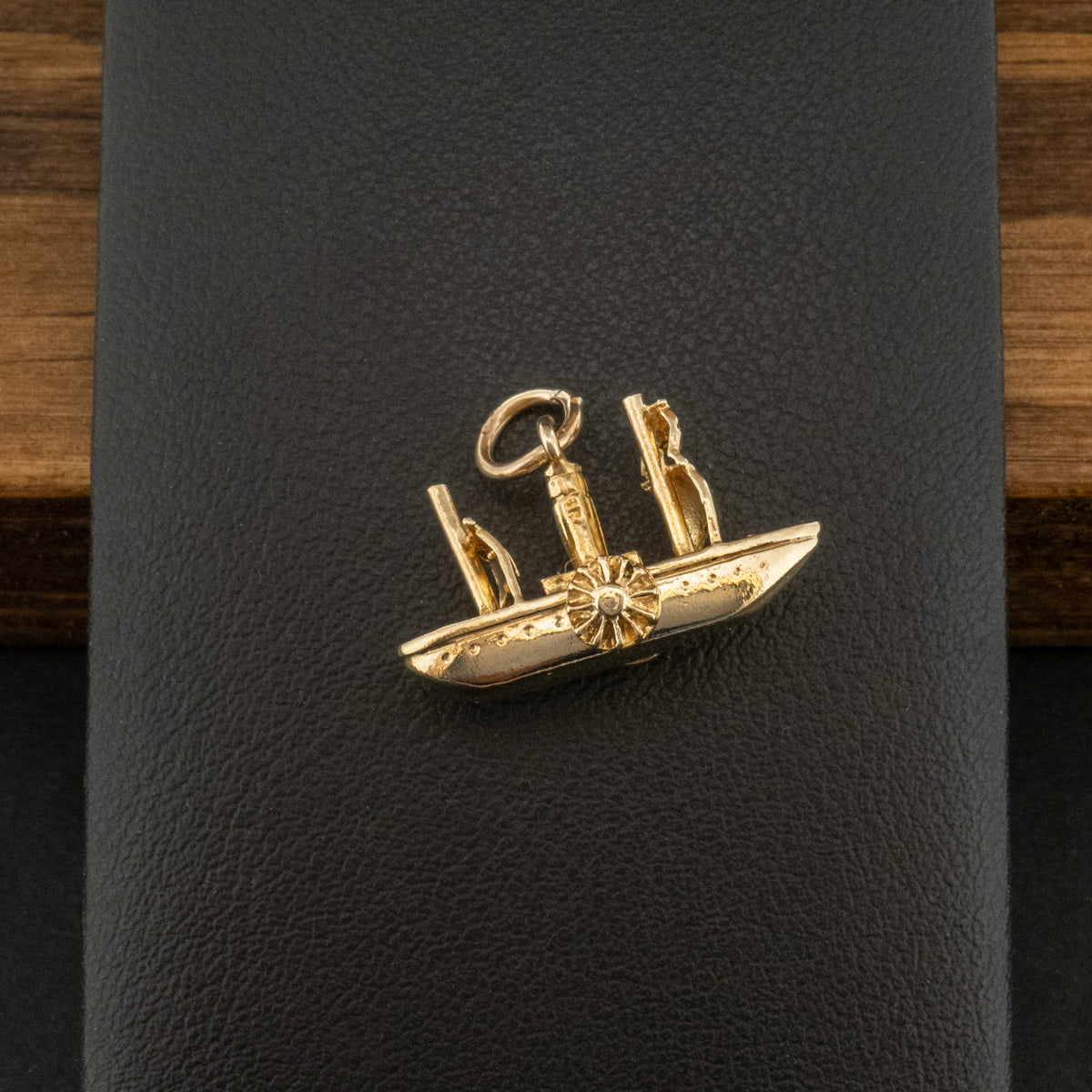 9ct Yellow Gold Boat Charm 3g