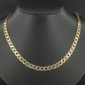9ct Yellow Gold 25 Inch Curb Chain Necklace 16.6g