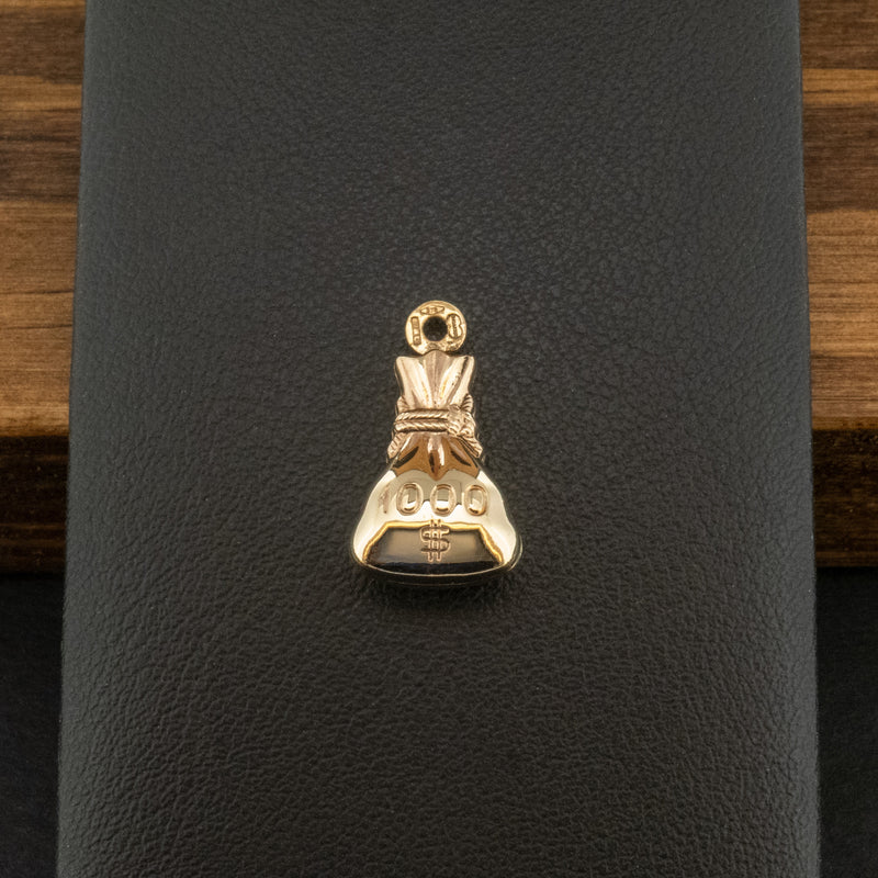 9ct Yellow Gold Moneybag Charm 0.85g
