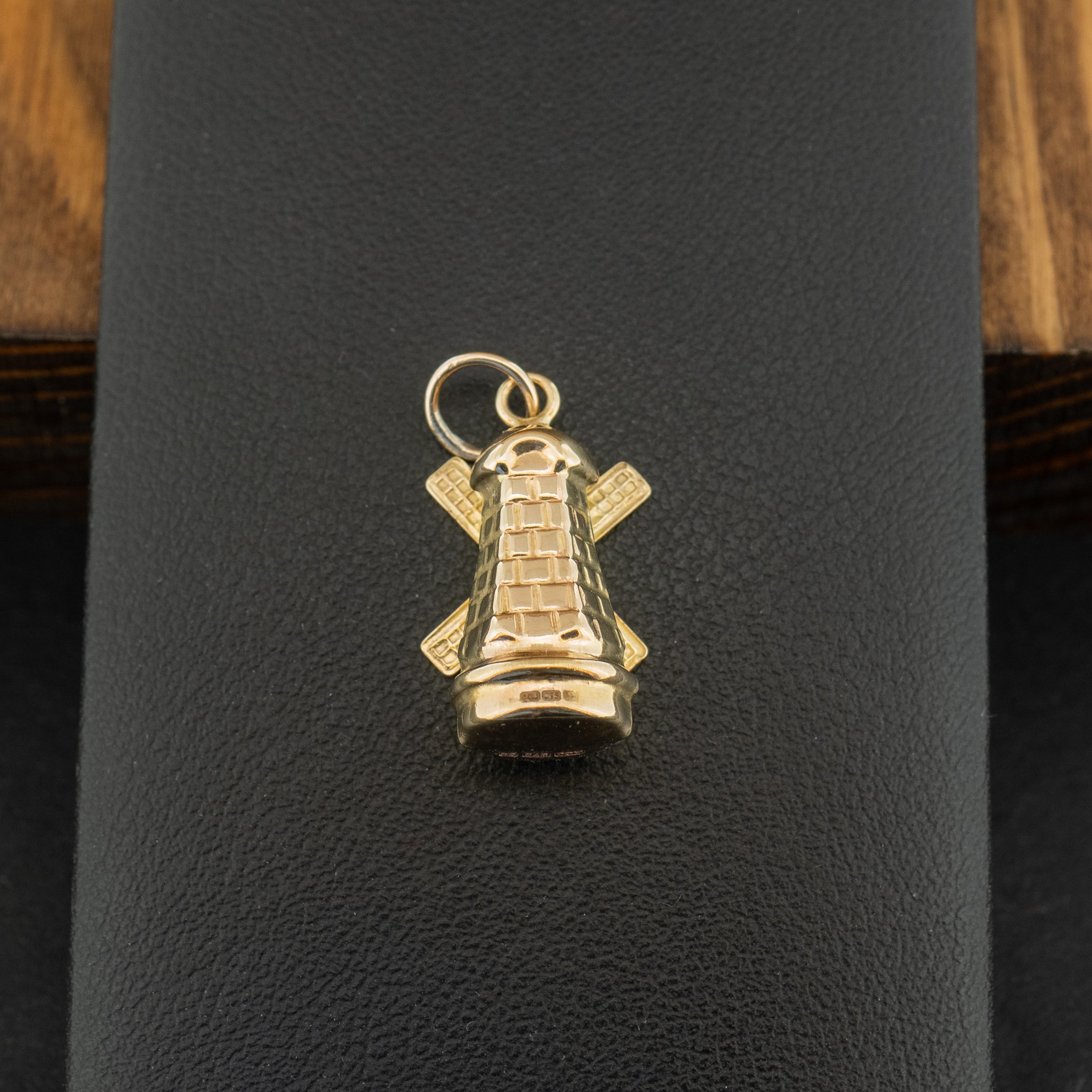 9ct Yellow Gold Windmill Charm 1.3g