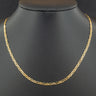 18ct Yellow Gold 18.5 Inch Mariners Chain Necklace 5.6g