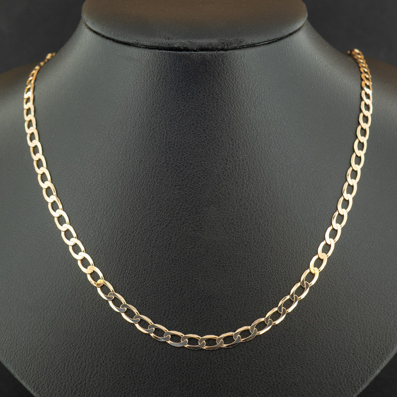 9ct Yellow Gold 24 Inch Curb Chain Necklace 8.1g