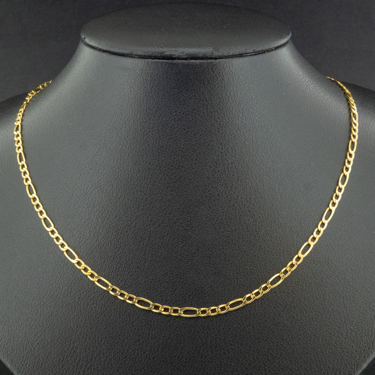 18ct Yellow Gold 20 Inch Figaro Chain 2.9g