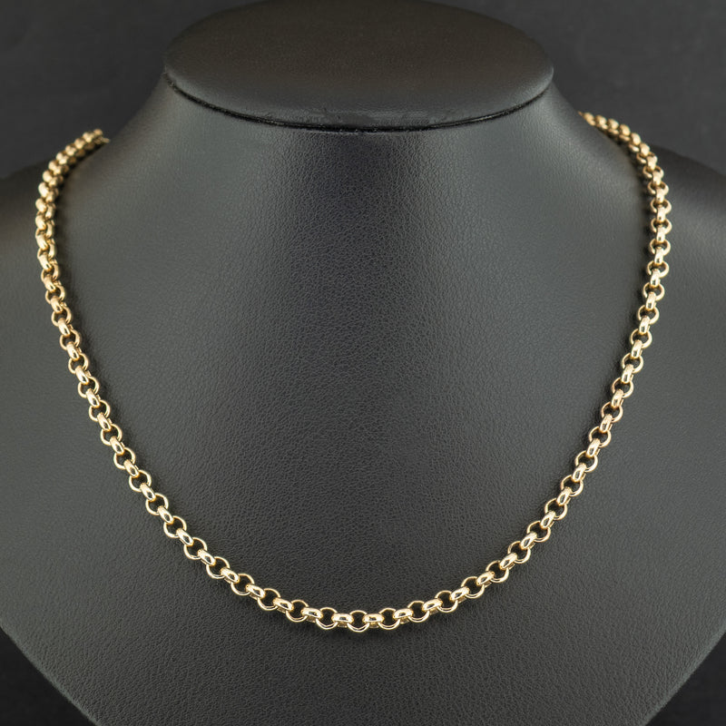 9ct Yellow Gold 18 Inch Belcher Chain 17.7g