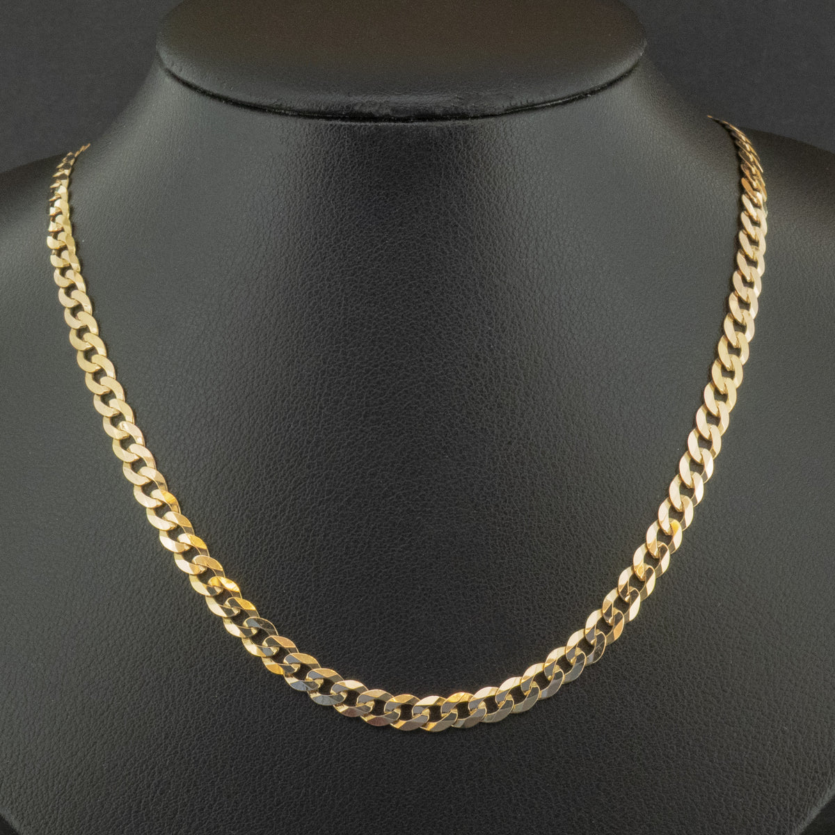 9ct Yellow Gold 20 Inch Curb Chain Necklace 9.3g