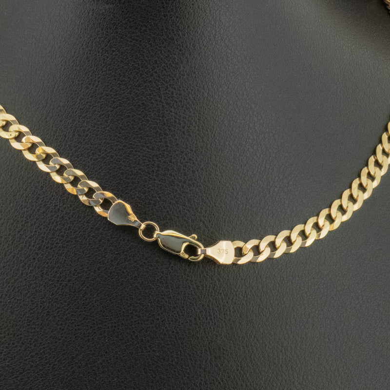 9ct Yellow Gold 20 Inch Curb Chain Necklace 9.3g