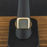 9ct Yellow Gold Square Signet Ring Size Y 8.7g