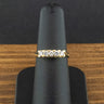 18ct Yellow Gold 0.33ct Diamond Band Ring Size M 1/2 3.4g