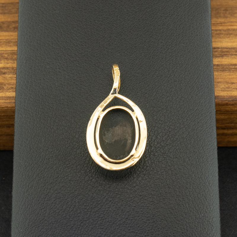 14ct Yellow Gold Opal Triplet Pendant 2.1g