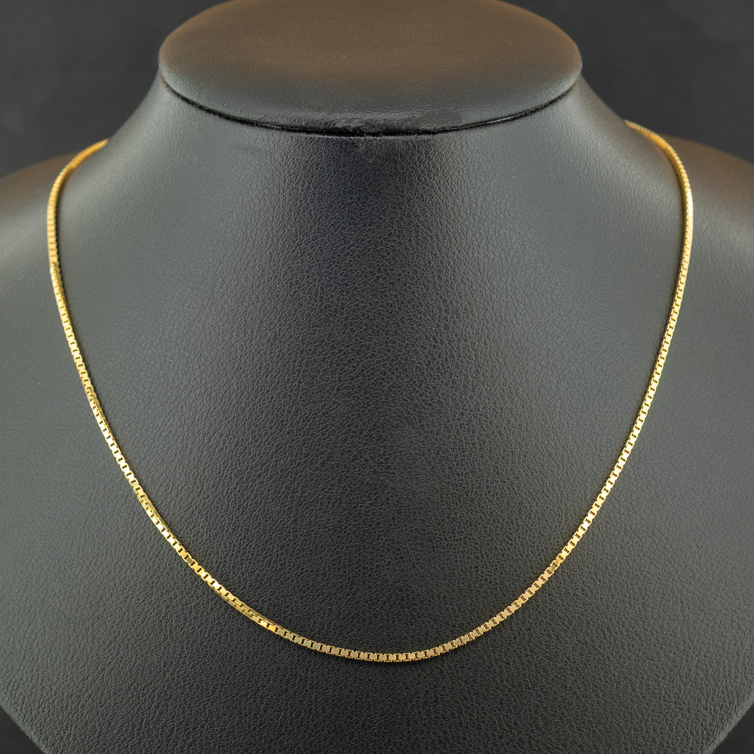 14ct Yellow Gold 18 Inch Box Chain Necklace 4.2g