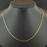 14ct Yellow Gold 18 Inch Box Chain Necklace 4.2g