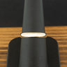 9ct Yellow Gold 3.7mm D Shaped Band Ring Size O 2.3g