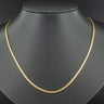 18ct Yellow Gold 24 Inch Flat Twist Chain 9.4g
