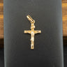 18ct Yellow Gold Crucifix Pendant 1g