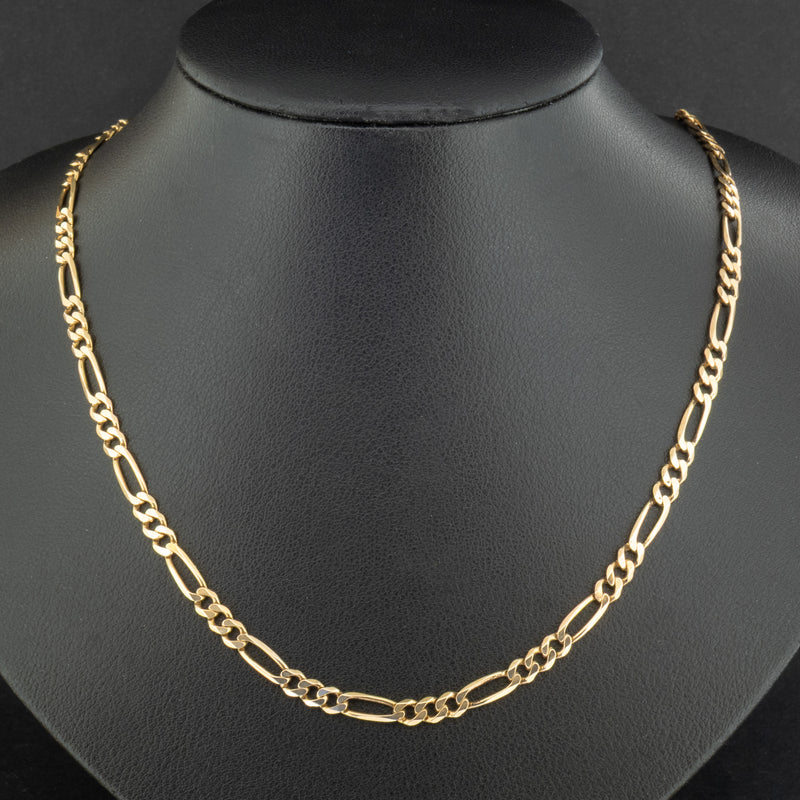 9ct Yellow Gold 20.5 Inch Figaro Chain 9.5g